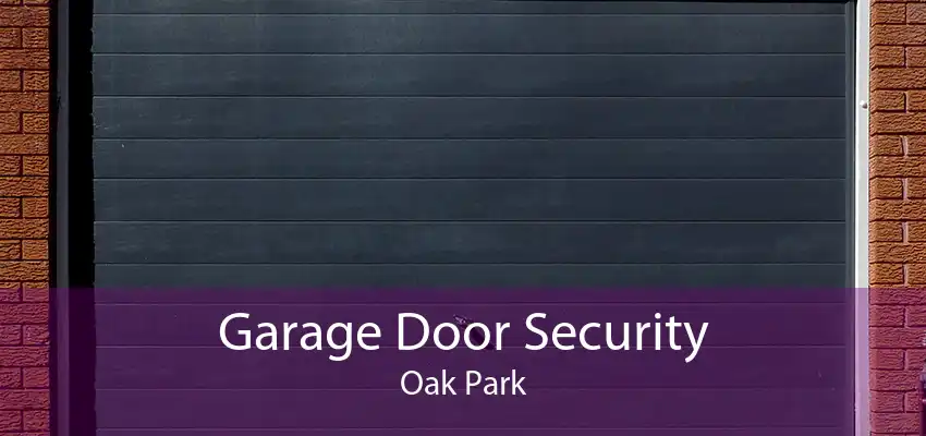 Garage Door Security Oak Park