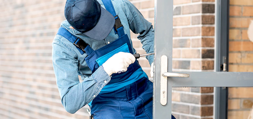 Pivot Storefront Door Locks Installation in Oak Park